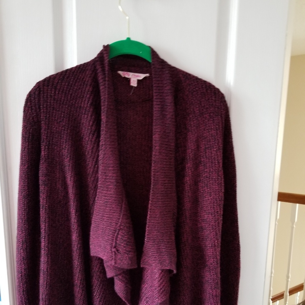 Ladies CANDIE'S Cardigan Sweater no buttons